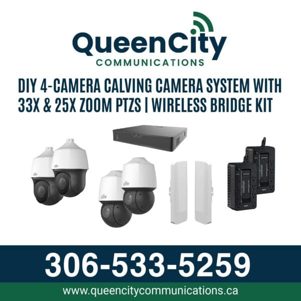 multi-location cattle calving camera system