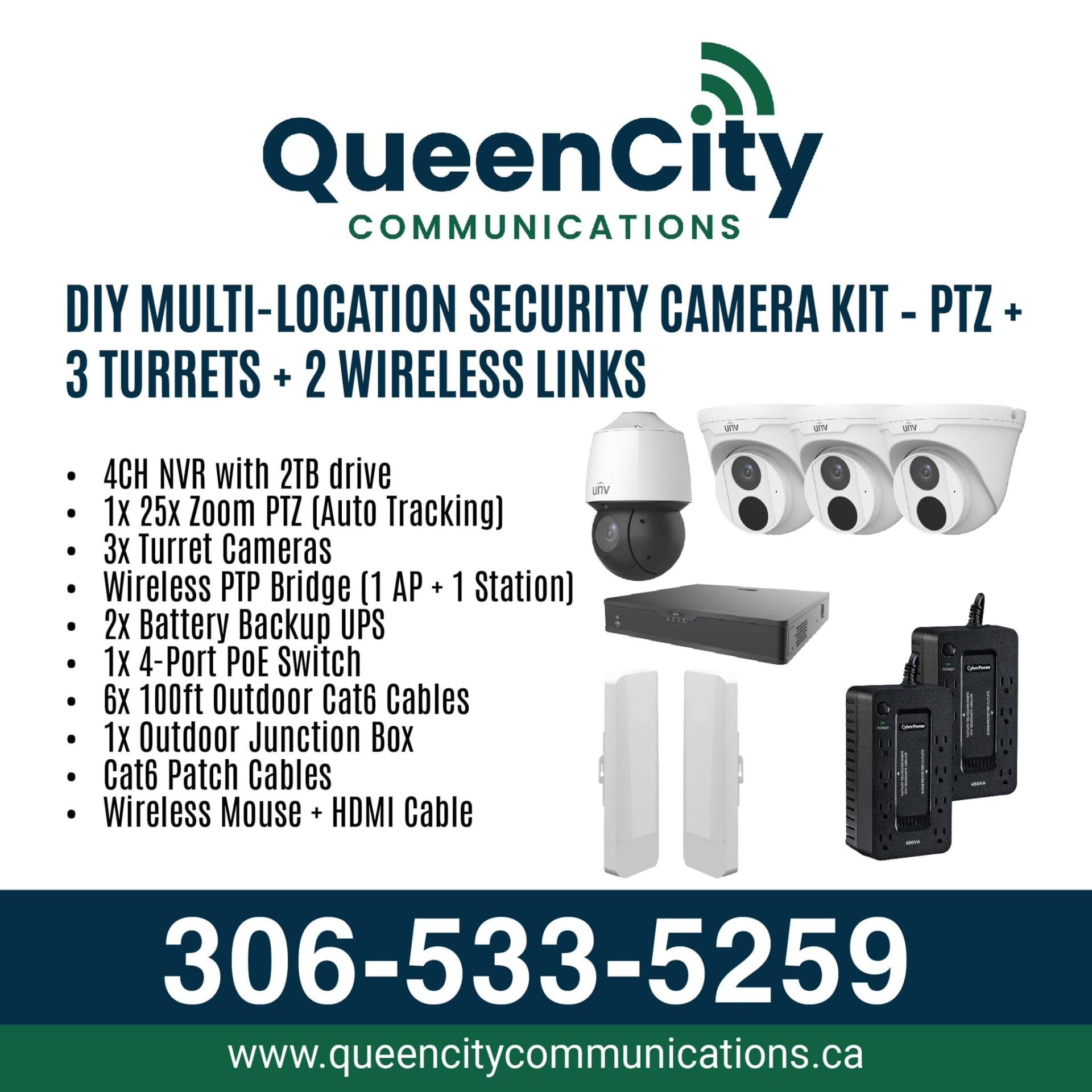 DIY multi-location security camera system