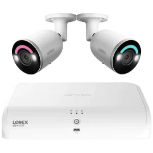 Fusion 4K+ Wired Security System – 2 Cameras with Smart Deterrence