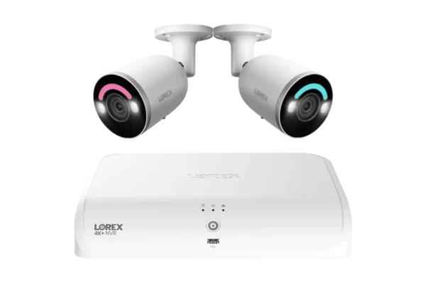 Fusion 4K+ Wired Security System – 2 Cameras with Smart Deterrence