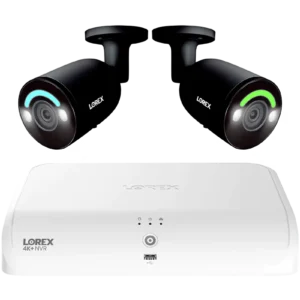 Fusion 4K+ Wired Security System with 2 Bullet Cameras